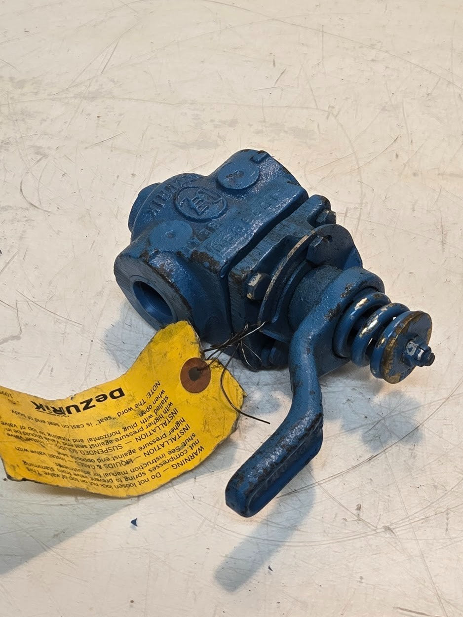 DeZurik Quarter Turn Valve 1023890 for 3/4" Pipe | 1086315 | 1095943