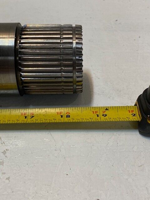 Input Shaft 18-1/2" Long 52mm OD End 41 Teeth 20mm ID 30mm OD End 33 Teeth