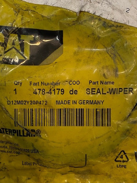 Caterpillar CAT 478-4179 Hydraulic Cylinder Head Wiper Seal for CAT Equipment
