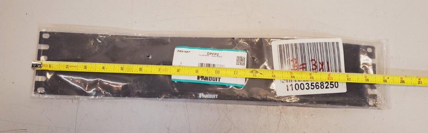 Panduit Black Rack/Cabinet Filler Panel DPFP2 | 17332074R | 82392 | 2230