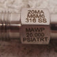 Parker Autoclave Engineers Male - Male Adapter 20MAM6M6 | 316 SS | MAWP 20000