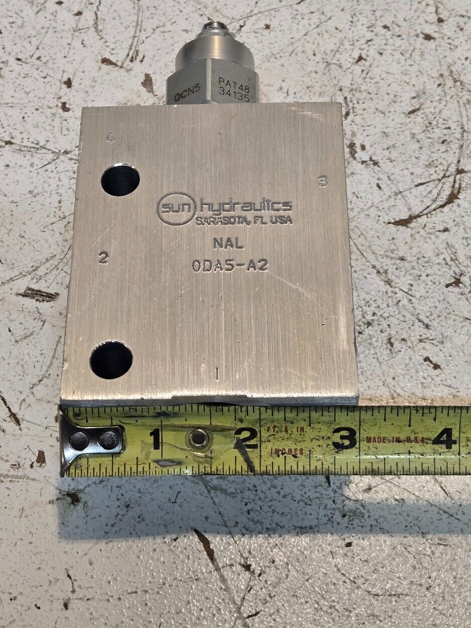 Sun Hydraulics CWEALHN Cartridge and NAL Manifold | Date Codes 0DA5-A2 0CN5