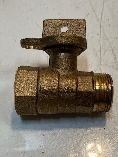 McDonald 300W Lockable Brass Curb Stop Ball Valve NL Shut Off Valve
