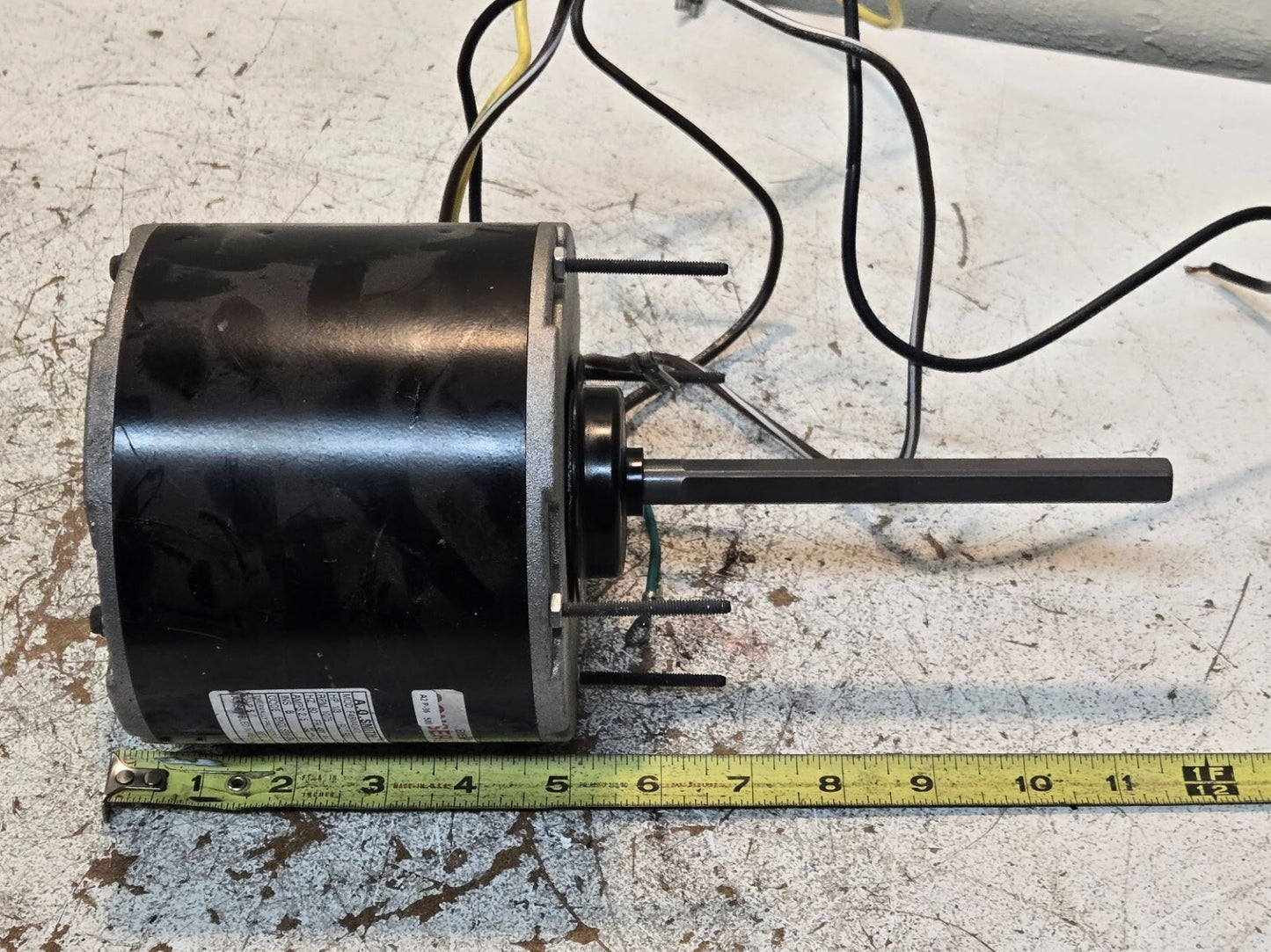 A.O. Smith Condenser Fan Motor FS1036S | F48M40A01 | 1/3 HP 1075 RPM | 208-230 V