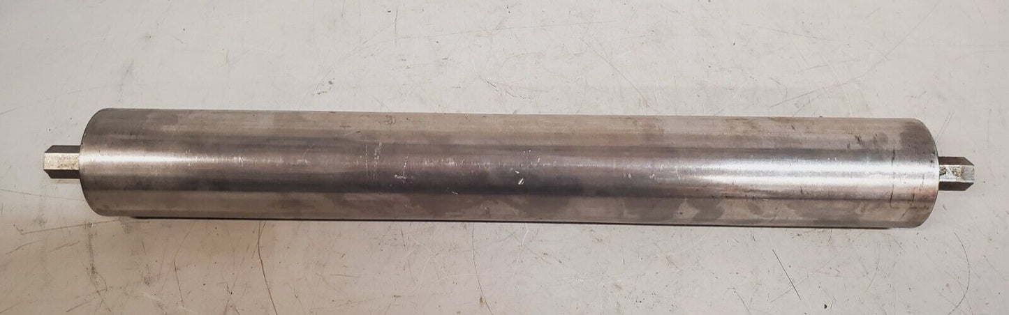 Frantz MFG Conveyor Roller Shaft 21" Lenght With Hexagon Ends | 2-1/2" Diameter