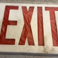 E-Conolight E-XP2RBW Exit Lighting Fixture Damp Location Rated Safety Sign