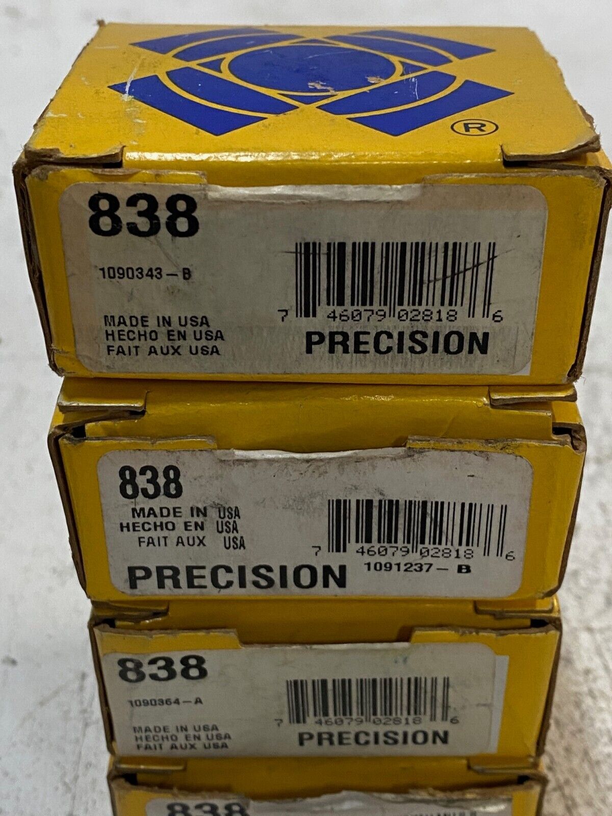 4 Qty of Precision 838 Universal Joints (4 Quantity)