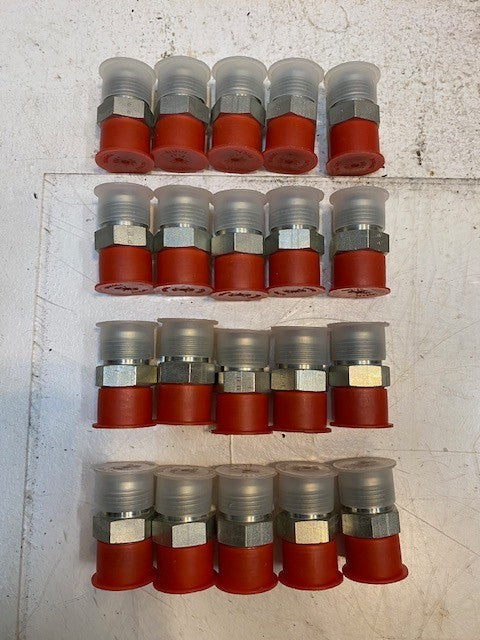 20 Qty of Paker Straight Thread Connectors 52mm L 26mm Thread 15mm ID (20 Qty)