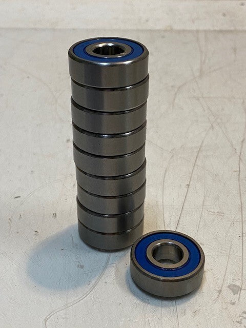 10 Quantity of ABT Bearings S6201RS | SS62012RS | 32mm OD 12mm Bore (10 Qty)