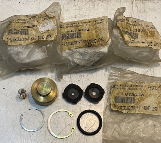4 Quantity of Wabco 673630 Check Valve C-3 Decelostat Kit (4 Quantity)