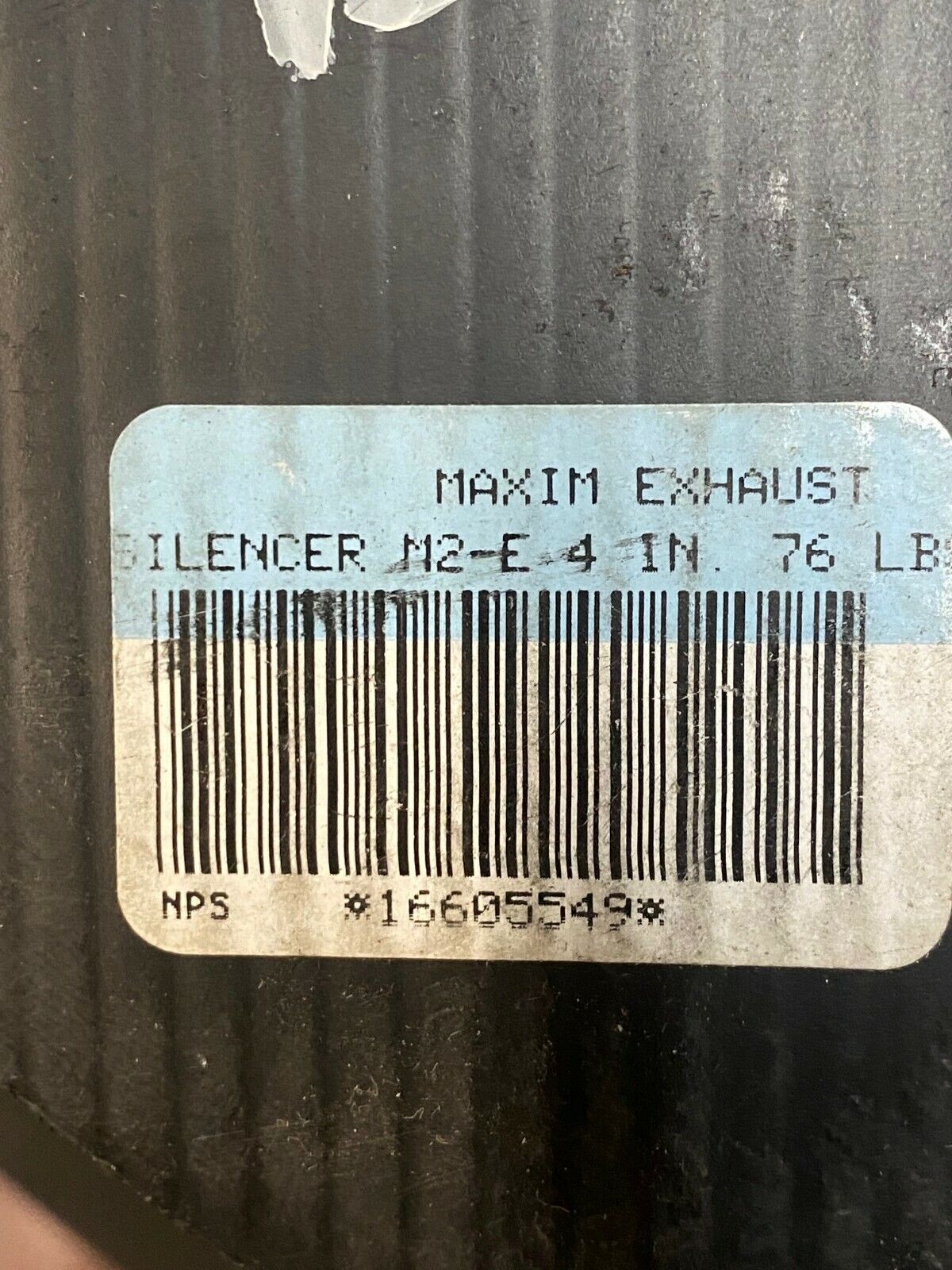 Maxim Exhaust Silencer M2-E | 4" M21-E | 76 lbs. | 0953355-03 | 4M2HE