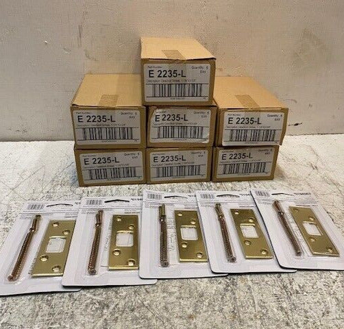 7 Quantity of Gate House Deadbolt Strikes Box of 5, 0194563, E2235-L (35 Total)