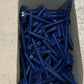 100pcs of Dottie 1/4x2-1/4 Concrete Screw Anchors Blue Hex Head 14H214 (100 Qty)