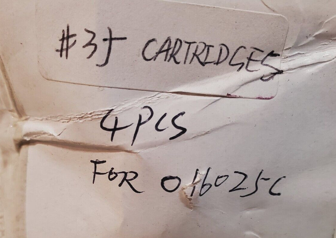 4 Quantity of 3J Faucet Valve Cartridges 016025C (4 Qty)