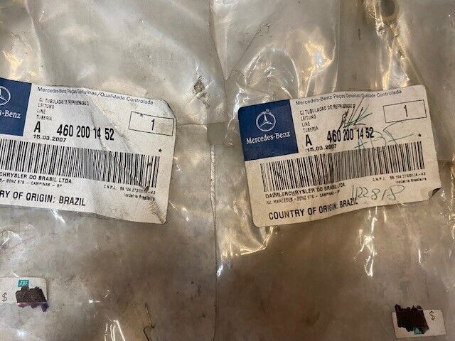 2 Quantity of Oil Pipe Line A4602001452 for Mercedes Benz (2 Quantity)