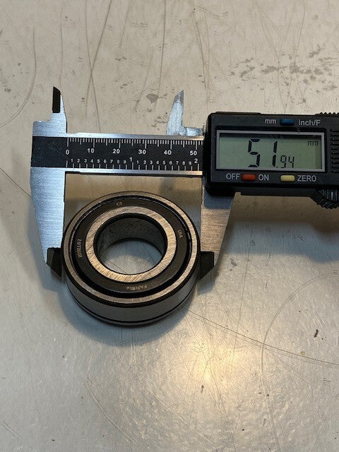 Fafnir 205KLLG2 Ball Deep Groove Radial Bearing 52mm OD 25mm Bore 17mm Thick