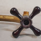 Antique Wall Brass Faucet 360° Swivel Spout Bathroom