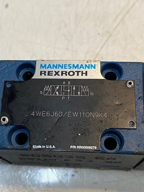 Rexroth 4WE6J60/EW110N9K4 Hydraulic Directional Double Solenoid Valve