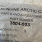 2 Quantity of Genuine Arctic Cat 3604-003 Snowmobile Slide Rail End Caps (2 Qty)