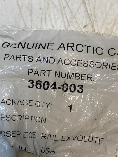 2 Quantity of Genuine Arctic Cat 3604-003 Snowmobile Slide Rail End Caps (2 Qty)