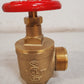 BH 1-1/2" NPT 300 Brass Threaded Fire Hose Valve | Listed 37WL