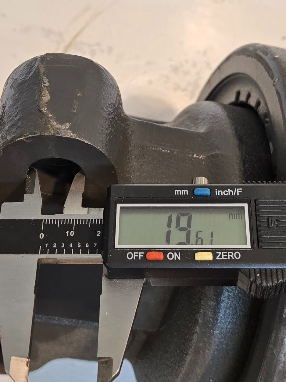Track Roller KBA1047-W for Case Excavator KBA1050 | 19.5mm Mounting Holes