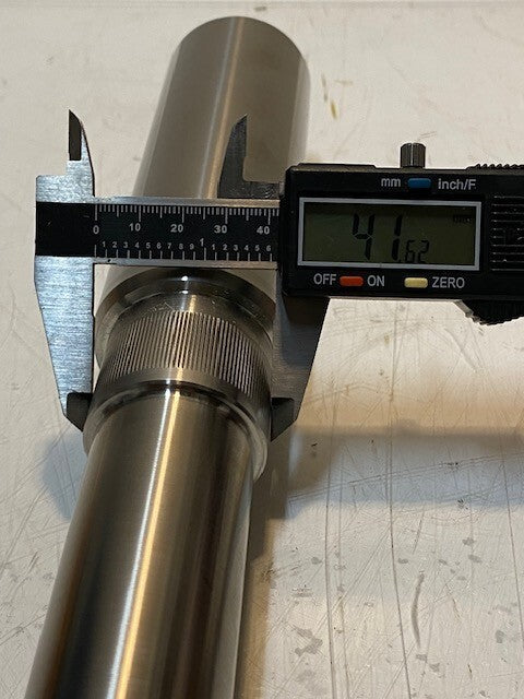 Mission Products Group Shaft 16" Long 51mm OD 37mm Main Shaft 22mm Thread End