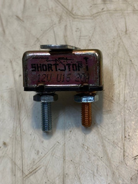 22 Quantity of Short Stop Auto Reset Circuit Breakers 12V U16 20A (22 Quantity)
