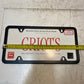 Griot's Stainless Steel License Plate Frame 4-Hole Black 10326BLCA