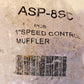 Arrow Pneumatics Speed Control Muffler ASP-8SC | ASP8SC