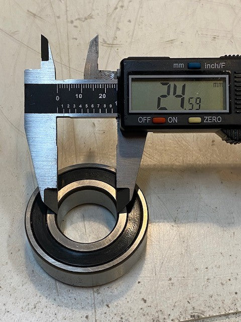 10 Quantity of S6205-2RS Sealed Ball Bearings 25x52x15mm (10 Quantity)