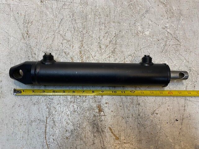 Hydraulic Cylinder 17-1/2" Long 60mm OD 14mm 2-1/4" Shank