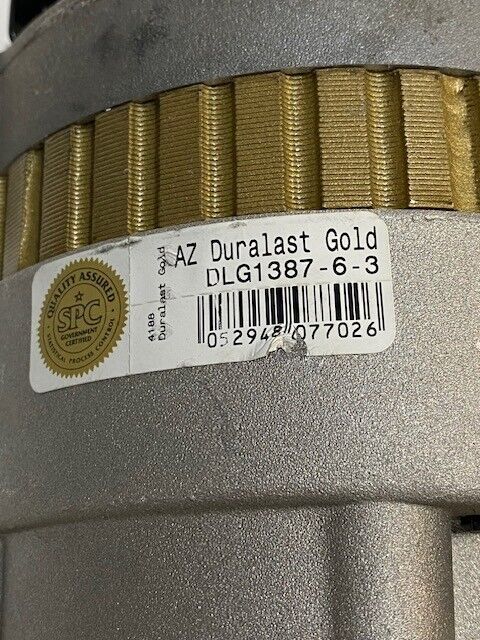 AZ Duralast Gold Alternator DLG1387-6-3