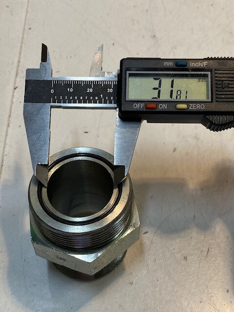 2 Quantity of HI 2006/09 Hex Nipple Male/Male Pipe Fittings 32mm ID (2 Quantity)