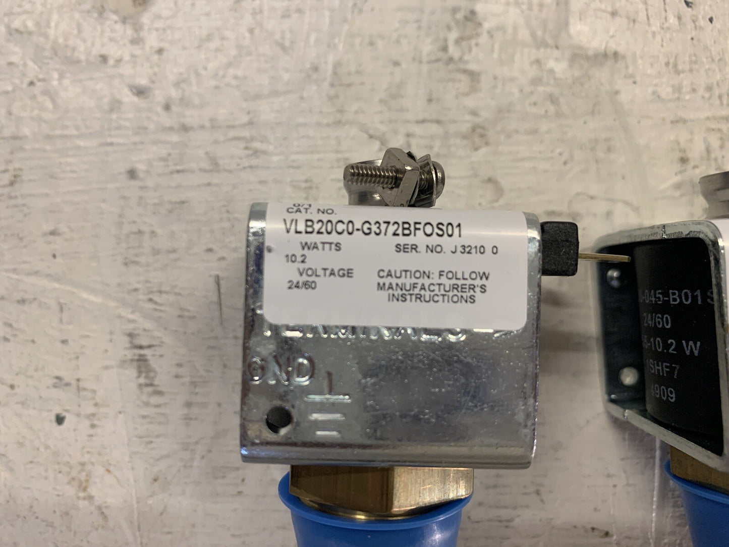 2 Parker Hannifin 10.2W Shut Off Valve VLB20C0-G372BFOS01 (Pack Of 2)