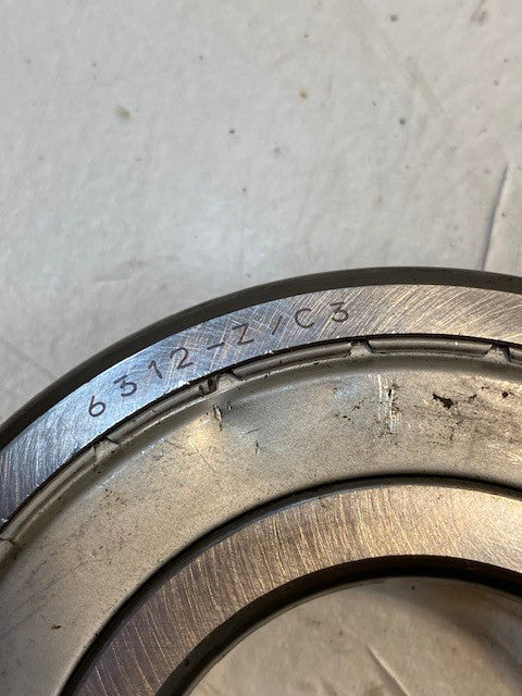 SKF 6312-Z-C3 Ball Bearing Deep Groove 60mm ID X 130mm OD X 31mm W