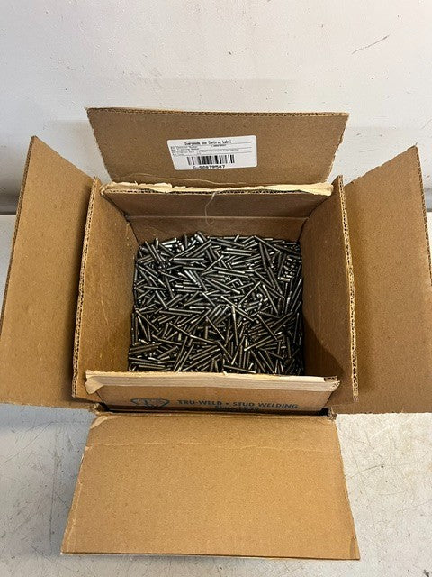 2500 Count Box Of TP 1/4-20 X 1-7/8 Partial Thread Weld Studs TP04-030-11