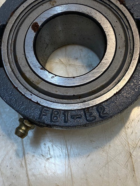 Hub City FB160X1-3/8, 1 3/8" Bore, Flange Bearing Unit, Set Screw, 2-Bolt