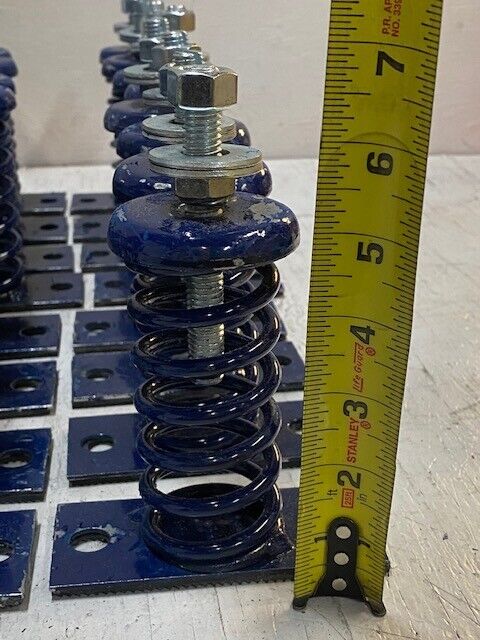 20 Lot of Free Standing Spring Mounts 6.5"x4.5"x2" Blue - (20 Quantity)