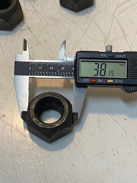 53 Quantity of Hex Lug Nuts 38mm OD 20mm ID (53 Quantity)