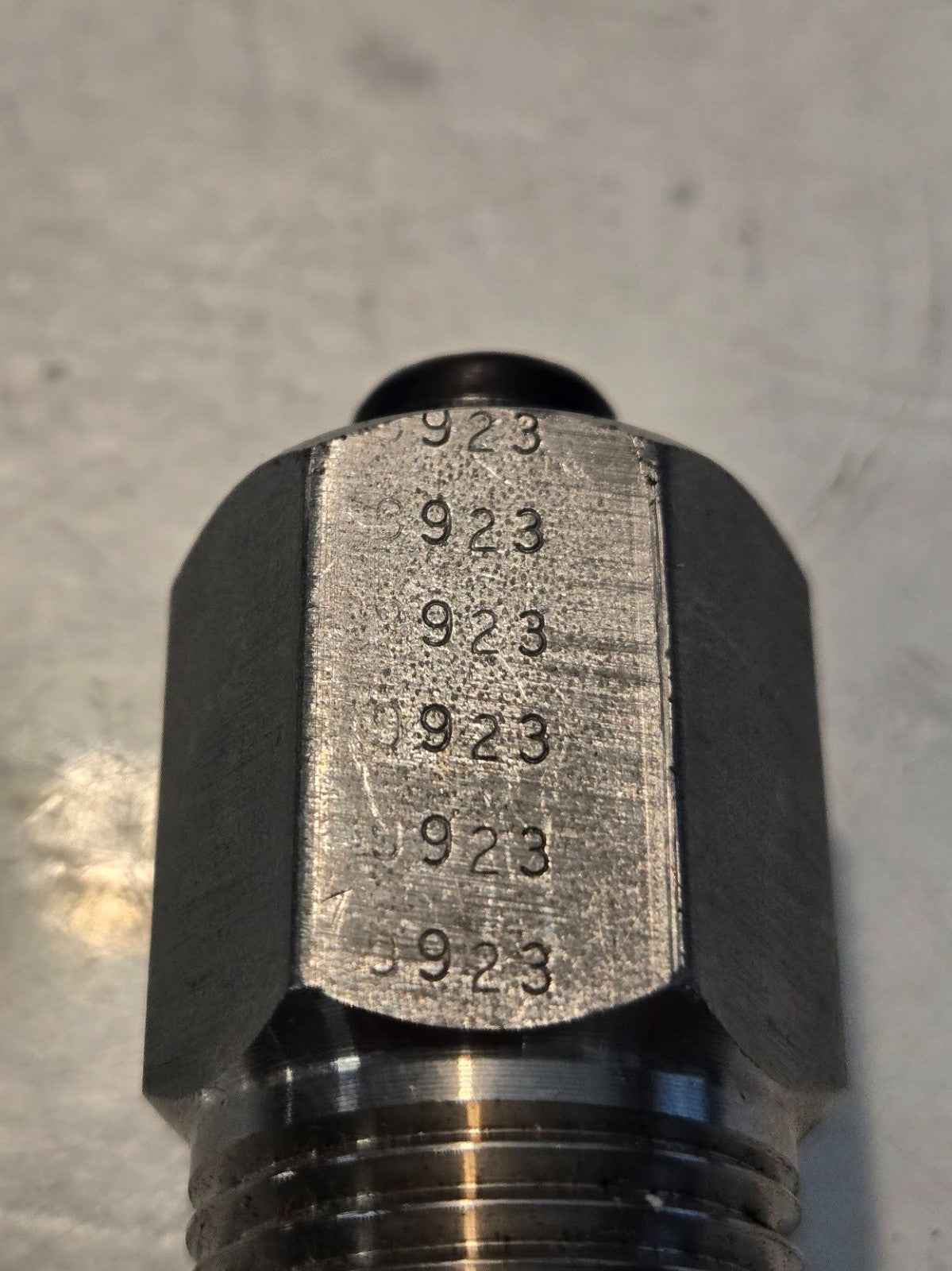 3 Quantity of Flow Control Screw Valves 9923 3/4" Stainless Steel Body (3 Qty)