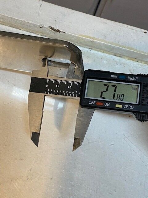 Nudge Bar U08413-17 | 16" H 22-1/2" D 37-1/2" W 63mm Thick 6-1/2" Between Bars