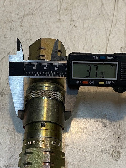 Safeway FF491-6 Hydraulic Quick Connect 5-1/4" Long 37mm OD