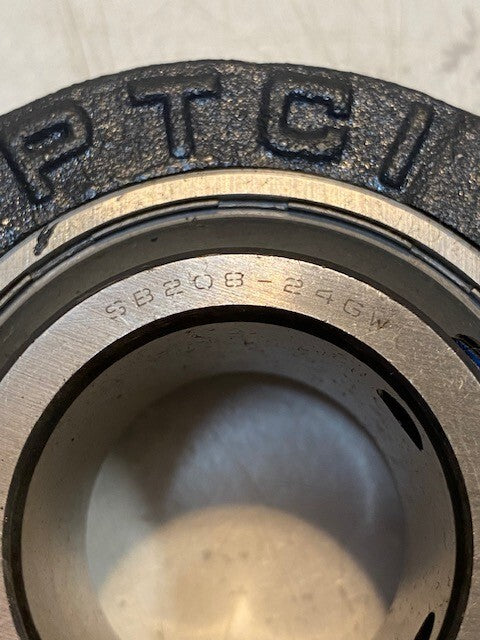 IPTCI 2-Bolt Flange Bearing FL208D SB208-24GW 38mm Bore 13mm Bolt Holes