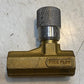 Parker Schrader Bellows 3371001 Brass Flow Control Valve 1/4" 250psi
