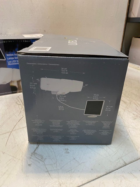 2 Quantity of Lutec Solar Security Lights 2500 L Triple Head 1806398 (2 Qty)