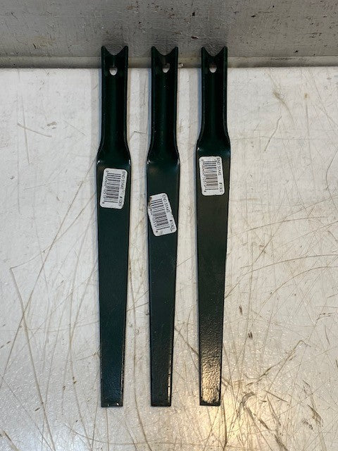 3 Quantity of Green Steel Landscape Edging End Stakes #10ES 12" Long (3 Qty)