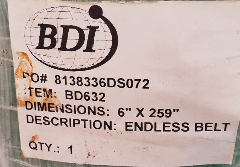 BDI Endless Belt BD632 | 6"x259"