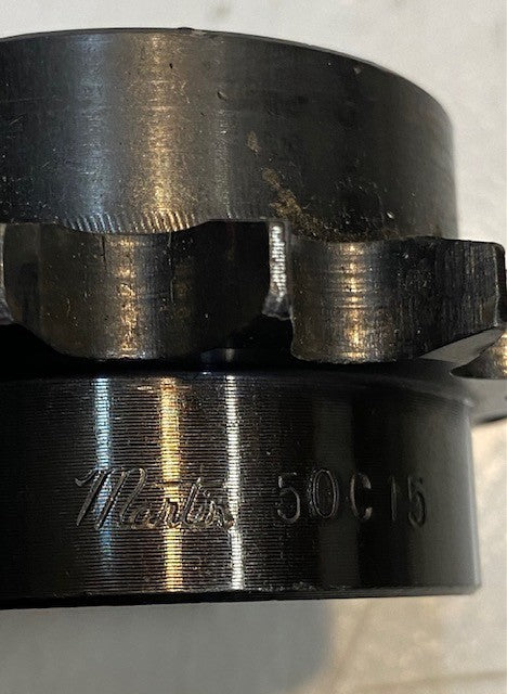 Martin 50C15 Hub Roller Chain Sprocket 15-Teeth 25mm Bore