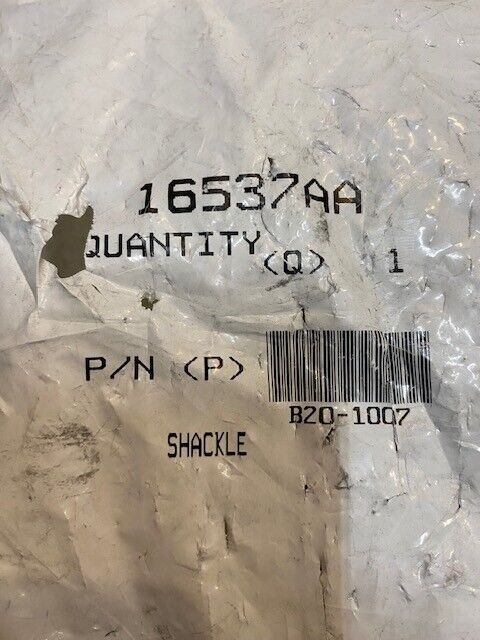 Shackle Link B20-1007 | 16537AA | 6-1/4" Long 1-7/8" Wide